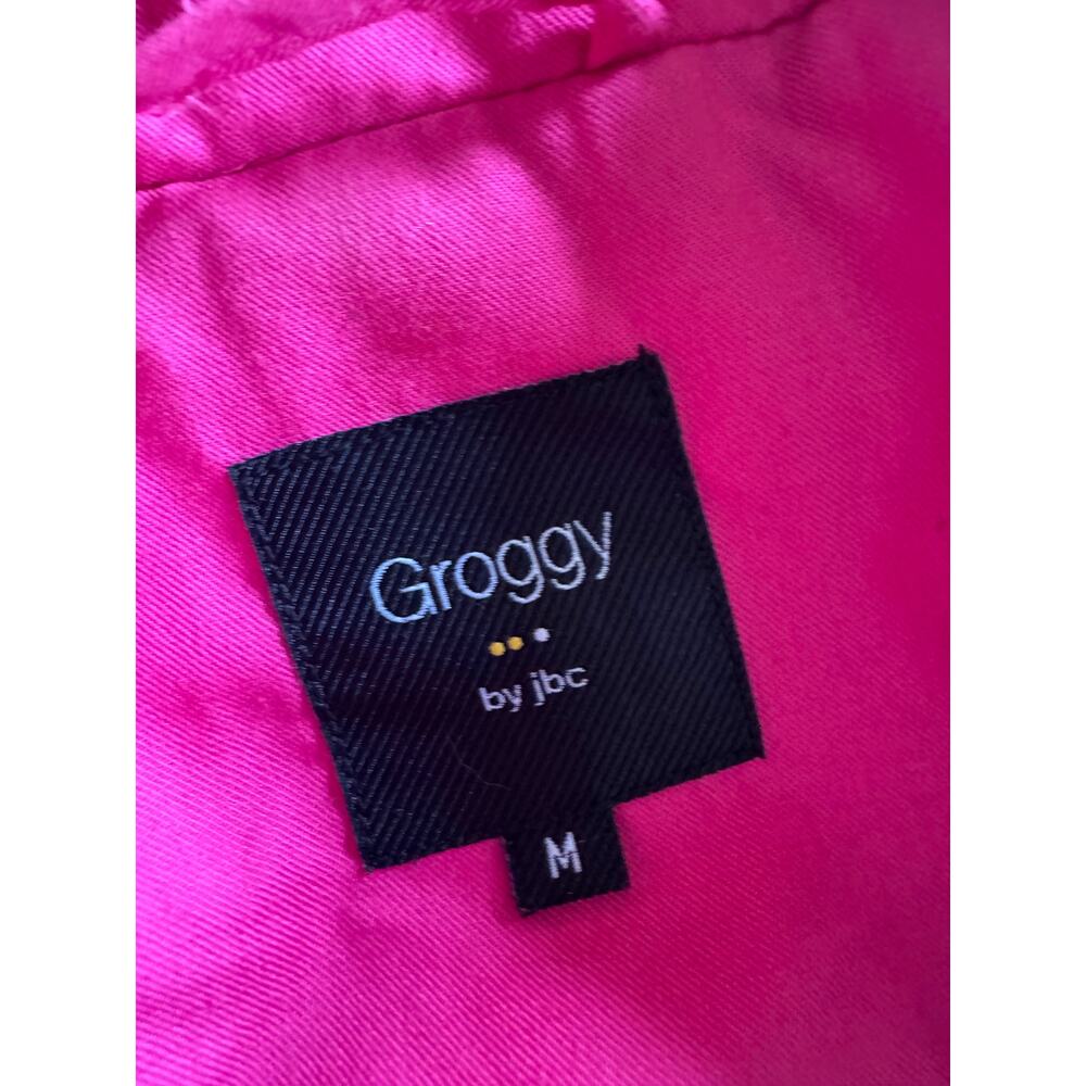 Groggy by JBC Pink Blazer Medium Tailored Two Button Fitted Jacket - Picture 5 of 9